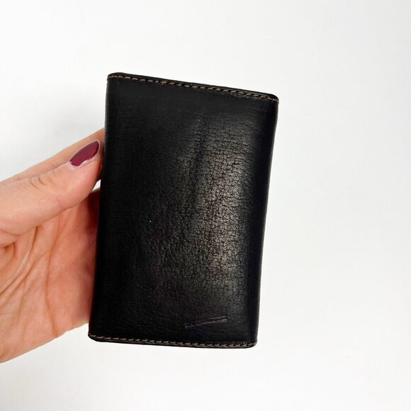 Genuine Leather Small Dark Brown Key Holder Wallet Unisex - Picture 4 of 16